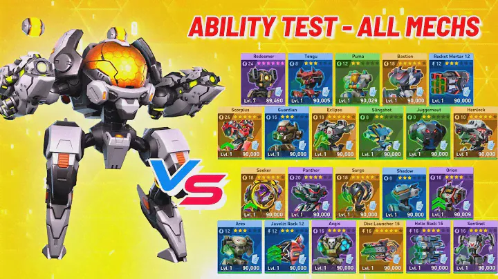 New Mech Solis Vs All Mechs - Ability Test Spotlight - Mech Arena