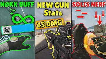 Nokk's New Gun & Gadget  Buff! | Solis Nerf & New Operator Loadout Revealed - Rainbow Six Siege