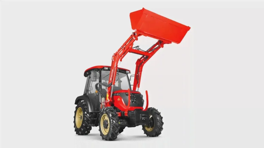 Фронтальный погрузчик Solis | Солис (50 HP/Cabin/4x4/8F+2R) Увеличенный ковш (3RD std bucket) в Москве-4