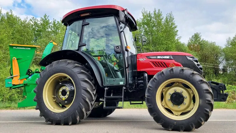 Трактор Solis-Gold | Солис-Голд 60С A/С 4x4 12+12 Radial agri 11.2-24 / 16.9-30 (с ПСМ)-4